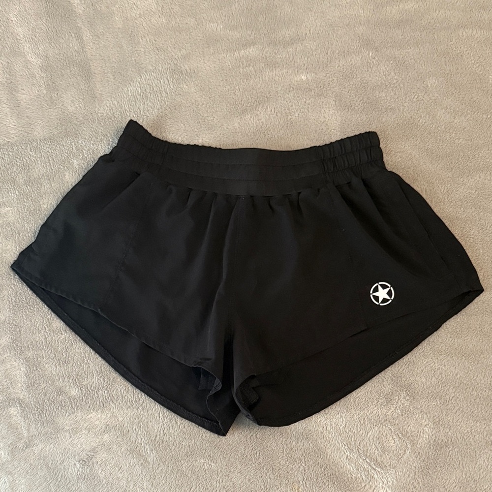 Savage Barbell Black Athletic Shorts